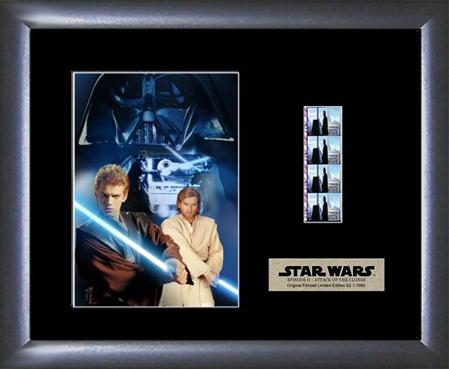 A Star Wars Attack of the Clones Original Rare & Genuine Film Cell From the  Movie Mounted Ready for Framing 