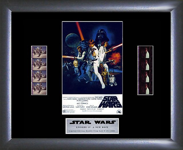 star wars film cell memorabilia