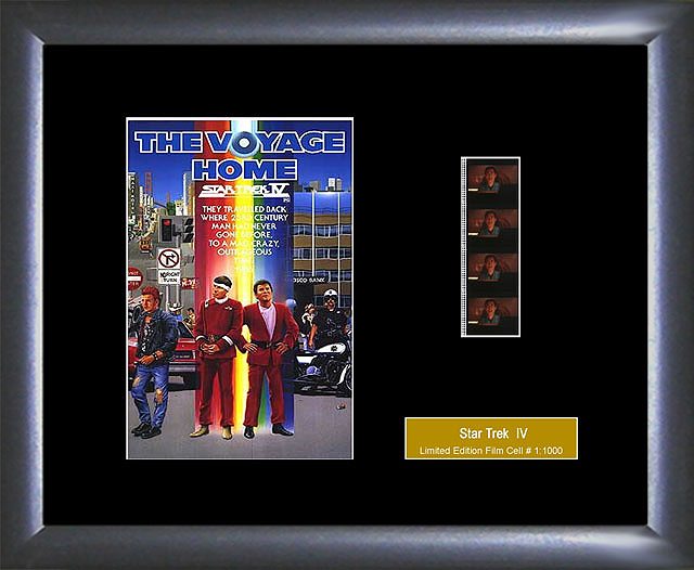 COA Star Trek IV THE VOYAGE HOME  Single Film Cell Memorabilia Limited Edition 